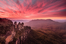 JV105 Three Sisters & Mt. Solitary at Sunrise
